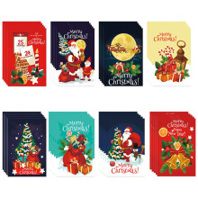 Hot Sale! 40 Pcs Tree Christmas Cards Merry Christmas Greeting Cards Happy Holiday Notecards With Envelopes