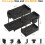 2-Tier Under-Sink Organizer with Sliding Drawer – Black 3