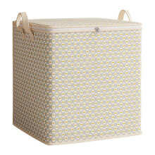 Grote opbergkubus van non-woven stof met ritssluiting en handvatten, opvouwbare kastorganizer, verhuisdoos voor slaapkamer, verhuizing, opbergdoos