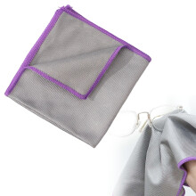 Chiffon de nettoyage en microfibre pour verre violet 40 x 40 cm