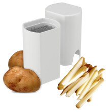 Coupe-frites pour pommes de terre et légumes blancs – Outil facile et rapide pour préparer des frites maison, 1 pièce, compatible avec les