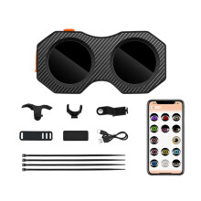 QenASHaing LED Demon Eye Lights voor motorfietsen, 11