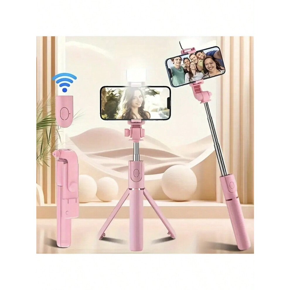 40" Extendable Selfie Stick Tripod With 360 Rotatable, Wireless Remote – Compatible With Smartphones Light 9071309103137