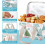 Świąteczna torba izolacyjna na lunch pastel forest2pack 6