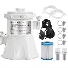 Pool Filter Pump 300 GPH Paddling Pool Electric Water Pump Pool Filter Pump for Above Ground Pools
