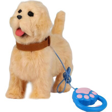 Realistic Interactive Robot Dog Toy with Touch Sensing, Voice Mimic & Licking Motion – Battery Powered