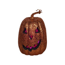 Decorațiune de dovleac de Halloween cu lumină 1 bucată