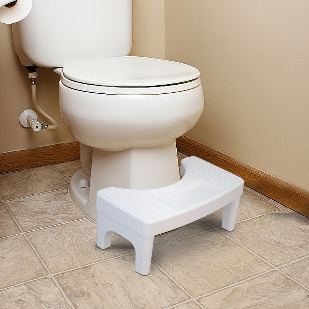 Ergonomic Toilet Stool Footrest â 6.7" Squatting Stool for Adults, Non-Slip, Constipation & Hemorrhoid Relief, Fits Standard Toilets, 150kg Capacity