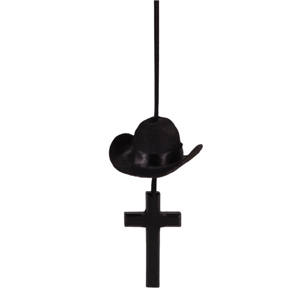 3D Cowboy Hat Car Hanging Ornament For Rearview Mirror 971050076775