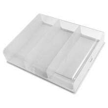 Boîte vitrine transparente en acrylique, design moderne, 1 pièce