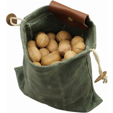 Foraging Bag Leather Waxed Canvas 1 Piece