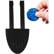 Halterung für Toilettenreiniger, rutschfeste Halterung (13 x 2,2 cm), zum Aufhängen von Reinigungstabletten – für Zuhause, Wohnmobil, Wohnung,