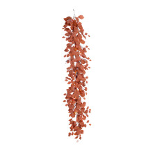 Guirlande de feuilles de magnolia artificielles, feuillage décoratif multicolore en plastique, vigne verte imperméable, accent automnal, 200 cm