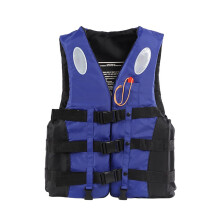 Adult Life Jacket, Adjustable Buoyancy Vest with Reflective Strips, Secure Straps, Ideal for Boating, Fishing, Kayaking, Water Sports