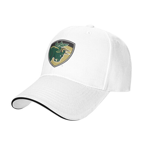 Gorra de béisbol unisex USF Bulls, mezcla de algodón, ajustable. 1