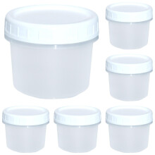 Petits récipients de conservation des aliments étanches avec couvercles, gobelets à salade et à sauce réutilisables en plastique, adaptés au