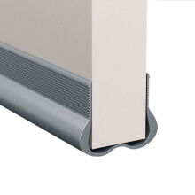 Upgrades Door Gaps Seal Soft PVC Door Strips Dustproof & Windproof Door Seal Strips for Noise & Cold Air Shielding