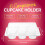 Plastic Cupcake Containers, 6-Compartment, 42-Pack, High-Dome Lids, Stackable & Sturdy – Compatible with Standard Cupcakes 5