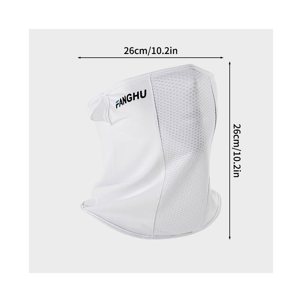 Uv Protection Face Mask Anti-Uv Breathable Neck Scarf Mask Outdoor Hiking Cycling Uv Blocking Ice Silk Mask For Women Men 9425574195135