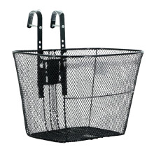Cesta de bicicleta metálica portaequipajes impermeable ajustable para