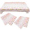 Nappe vichy rouge pour anniversaire (3 pièces) 3