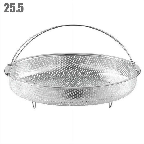 Stainless Steel Steamer Basket with Handle 1 Pc