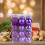 Purple Christmas Baubles Ornaments 24 pcs 2