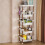 5-Tier Rolling Utility Cart with Locking Casters, Mobile Storage Rack for Kitchen & Restroom – Quick Assembly 5