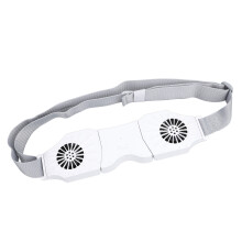 Ventilatore da cintura 8000 mAh USB 3-velocità Bianco 130 cm