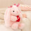 Coniglietto di peluche con cuore rosso, 20 cm 1