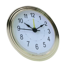 3-inch clock insert with Arabic or Roman numerals for crafts