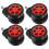 4-Pack Replacement Plastic Casters for Office Desk Chairs, Quiet Roller Wheels for Smooth Mobility 1