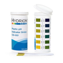 Essential Lab 1211U11CS 9700 Urine and Saliva Plastic pH Test Strips, 5.5-8.0 pH (Pack of 6)$$Office