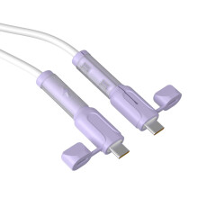 Silikónový ochranný kryt kábla USB typu C, 2 ks