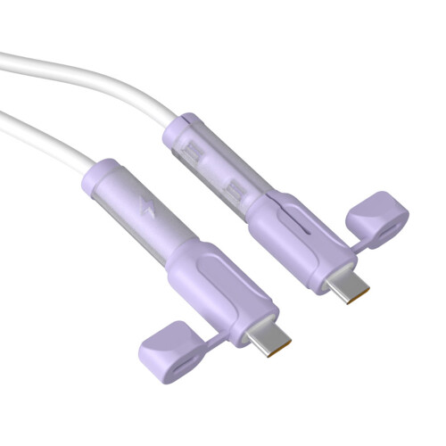Προστατευτικό κάλυμμα καλωδίου USB Type-C από σιλικόνη 2 τεμάχια