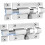 Schieberiegel, 7,6 cm, Edelstahl, 2er-Pack 1