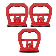 Heavy Duty 5inch Glass Suction Cups with Pressure Gauge Vacuum Suction Cup Glass Handling Tool for Lifting Large Glass