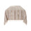 Khaki jacquardduk med dusker 135  86 cm polyester 2