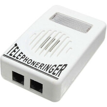 Loud Phone Ringtone Amplifier Volume Booster with Flash Light Compatible with Landline Phones