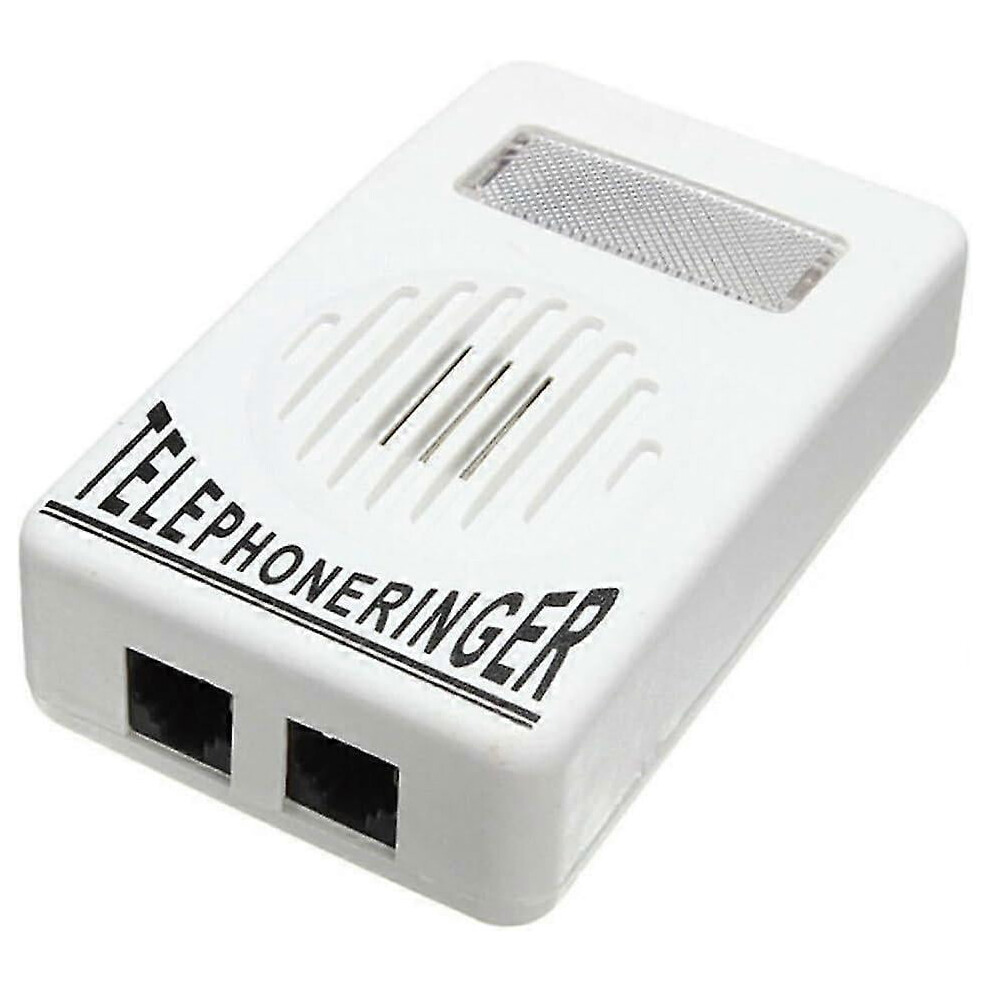 Loud Phone Ringtone Amplifier Volume Booster With Flash Compatible With Landline Phones Light