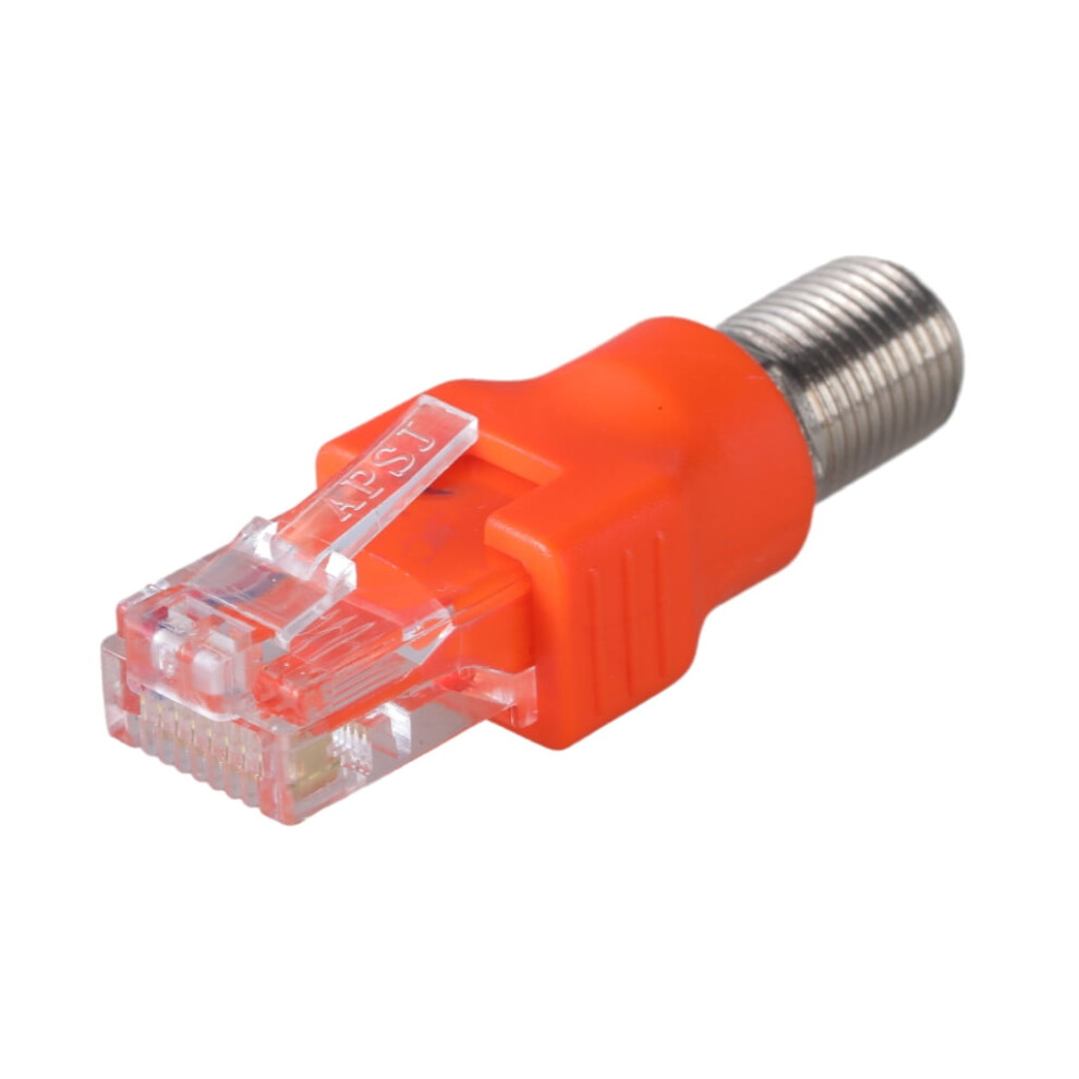 Rf To Rj45 Converters Rj45 To Rf Connectors Coax Straight Connectors F Female To Rj45 Male Coaxial Barrels Coupler Adapter 9083649384282