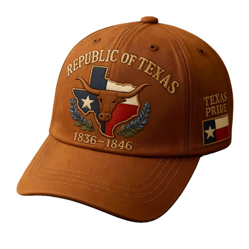 Gorra de béisbol de recuerdo de Texas 2026, de algodón, con cierre ajustable.