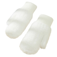 Unisex gebreide handschoenen voor buiten, winddicht, warm en dik, geschikt voor zowel mannen als vrouwen, ideaal voor activiteiten bij koud weer.