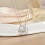 Magnetický náhrdelník pro páry se srdcem Slunce a Měsícem 1