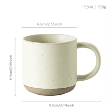 Ensemble de mini-tasses à expresso en céramique colorée, tasses à café de 15 cl avec anse, compatibles micro-ondes et lave-vaisselle,