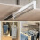 Extendable Clothes Rail with Pull Out Hangers, Adjustable Telescopic Bar, 40cm, White 1
