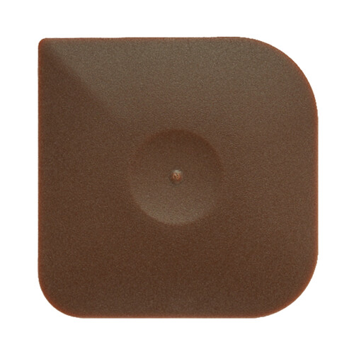 Raspador de pratos de plástico de 6 cm (2,4 polegadas), 1 peça.