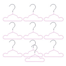 Lot de 10 cintres en plastique pour vêtements d'animaux de compagnie (chiots, bébés, petits animaux).