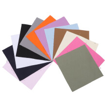 12 Pieces Assorted Embroidery Fabric Sheets, Soft Cloth for Creative Projects