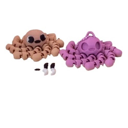 2PC Movable Octopus Beard 3D Printing